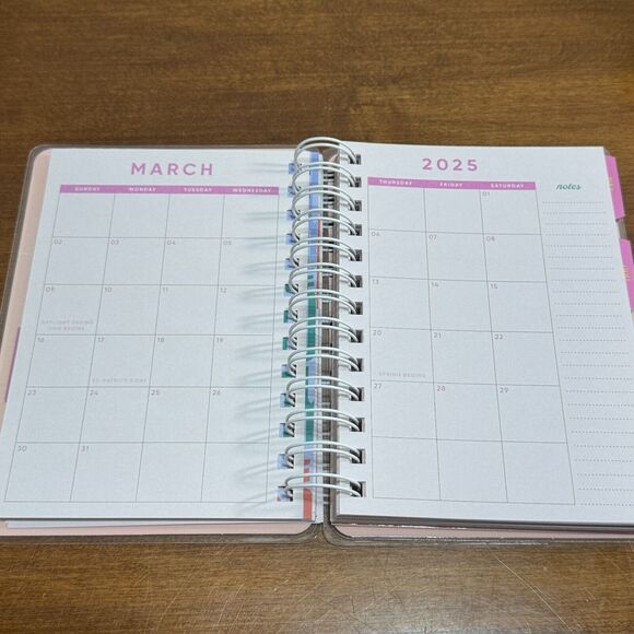 2025 Agenda 52 Weekly Planner Spiral The Future is Bright 4.65 x 6.73 - Picture 3 of 8